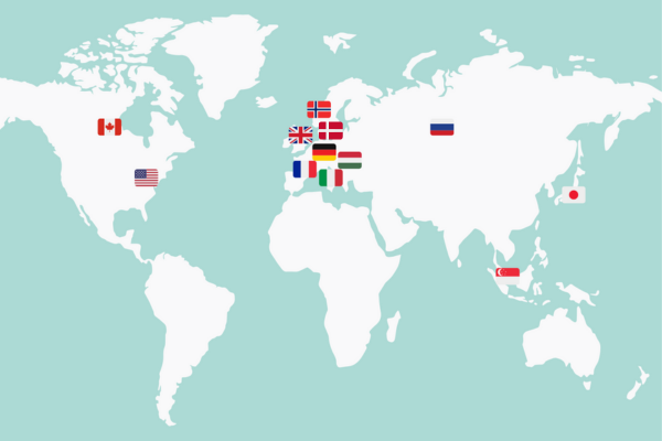 Dove esportiamo nel mondo